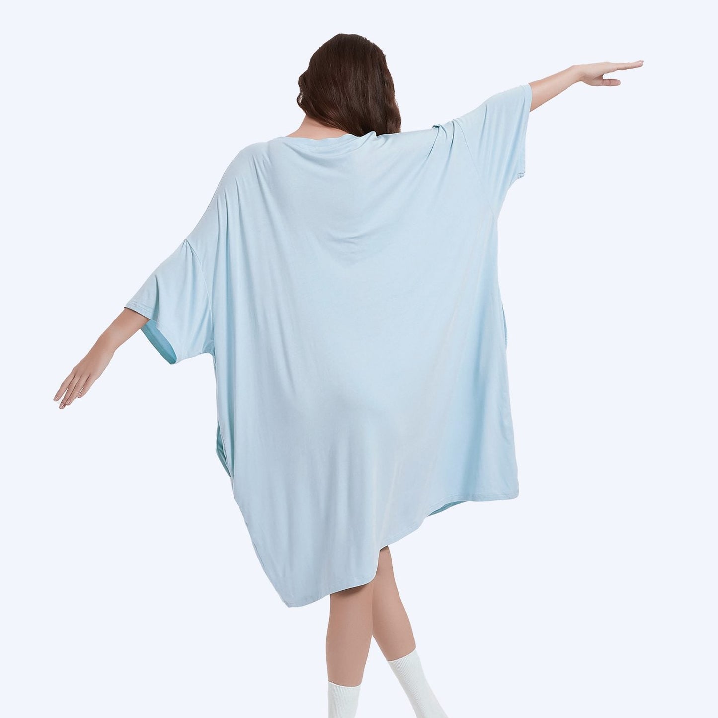 Oversized T-Shirt Hellblau